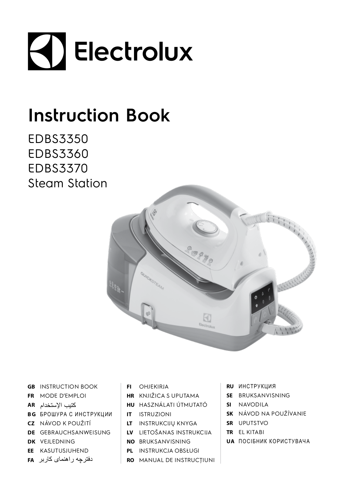 Electrolux EDBS3360 User Manual