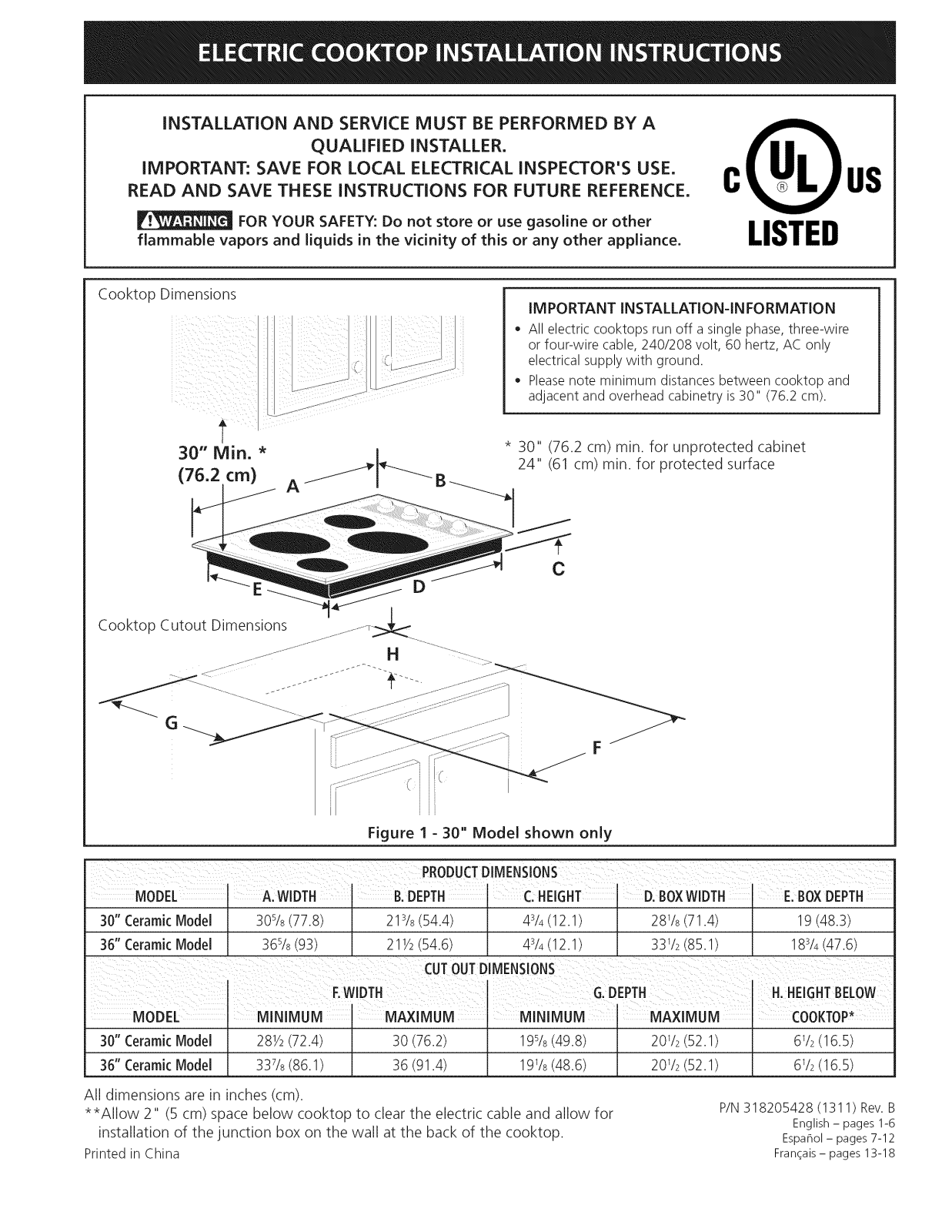Kenmore 79045219410, 79045219411, 79045212410, 79045213410, 79045119410 Installation Guide - ManualMachine.com