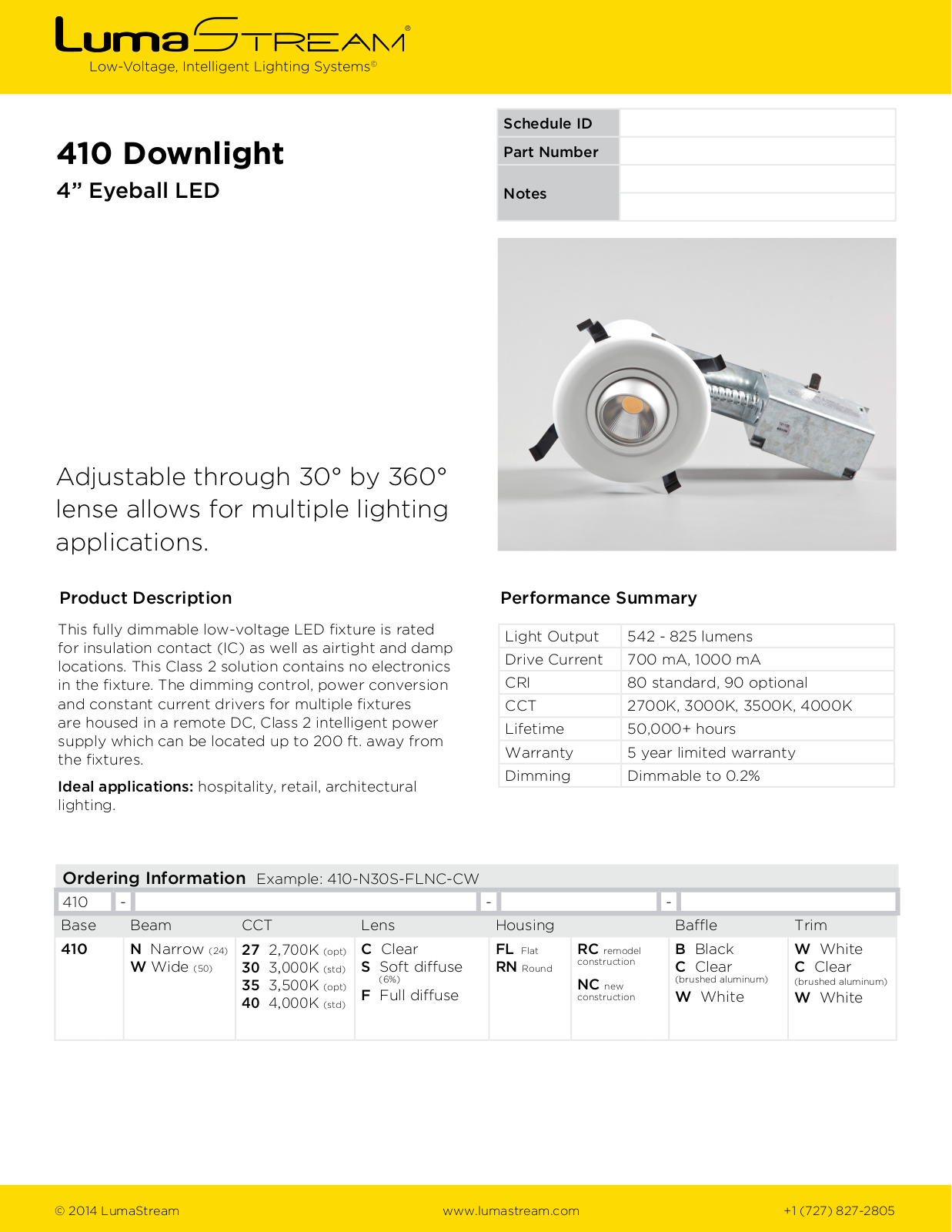 LumaStream 410 User Manual