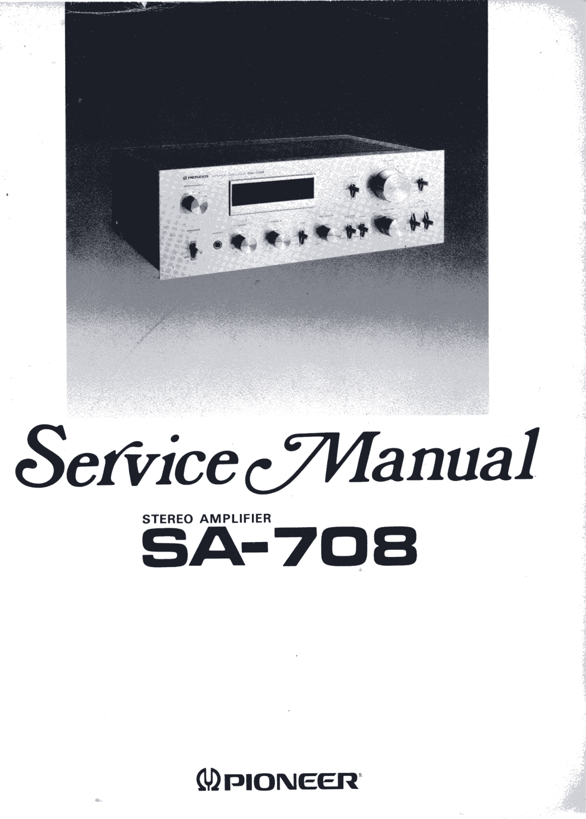 Pioneer SA-708 Schematic