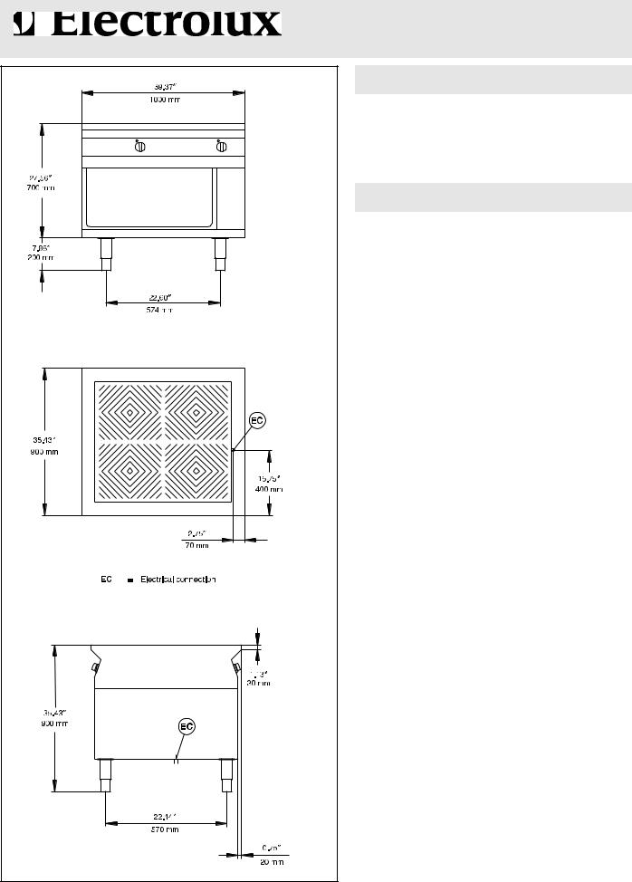 Electrolux 584136, 584137 General Manual