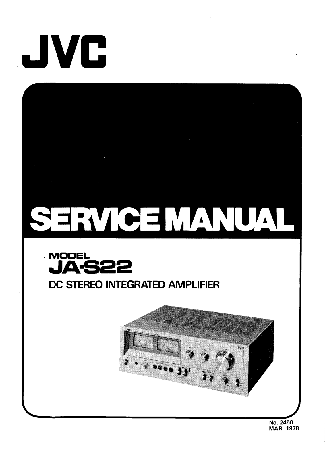 Jvc JA-S22 Service Manual