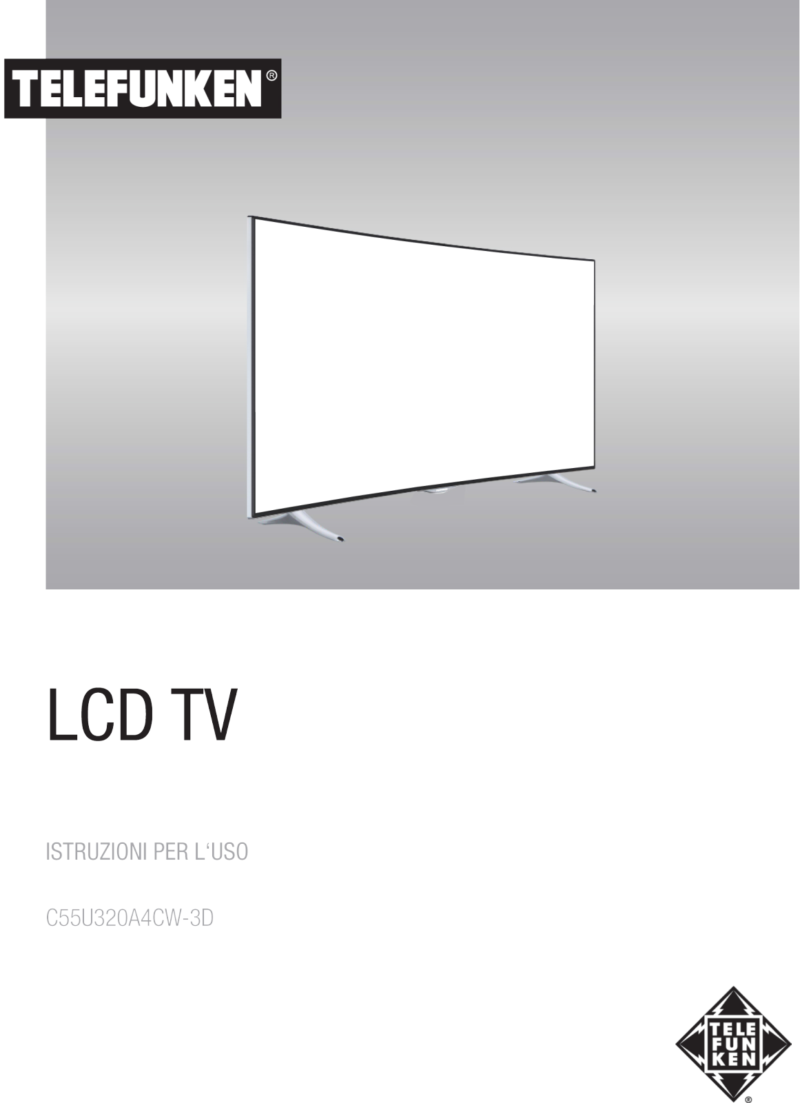 Telefunken C55U320A4CW-3D INSTRUCTION MANUAL