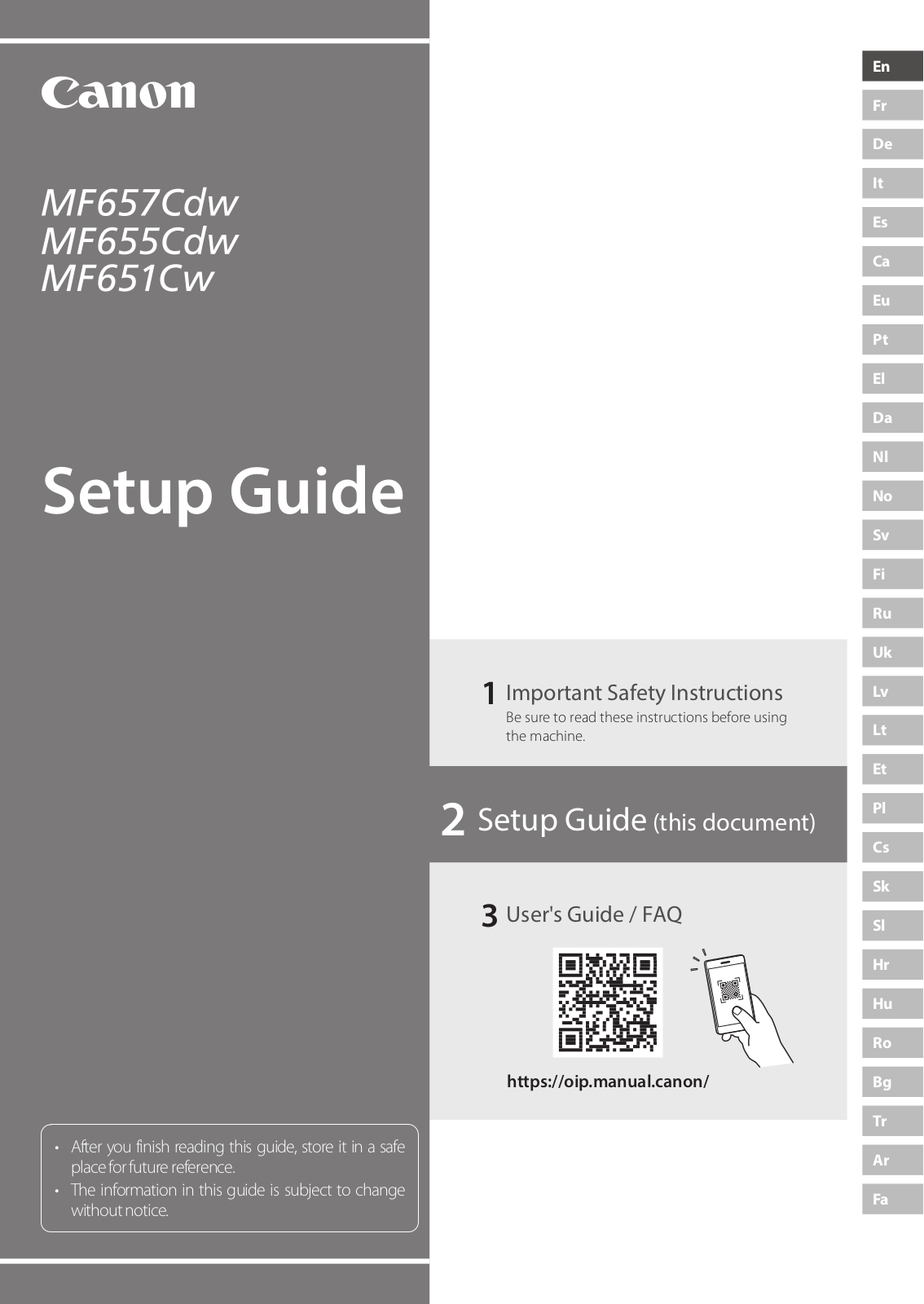 CANON MF651CW User guide - ManualMachine.com