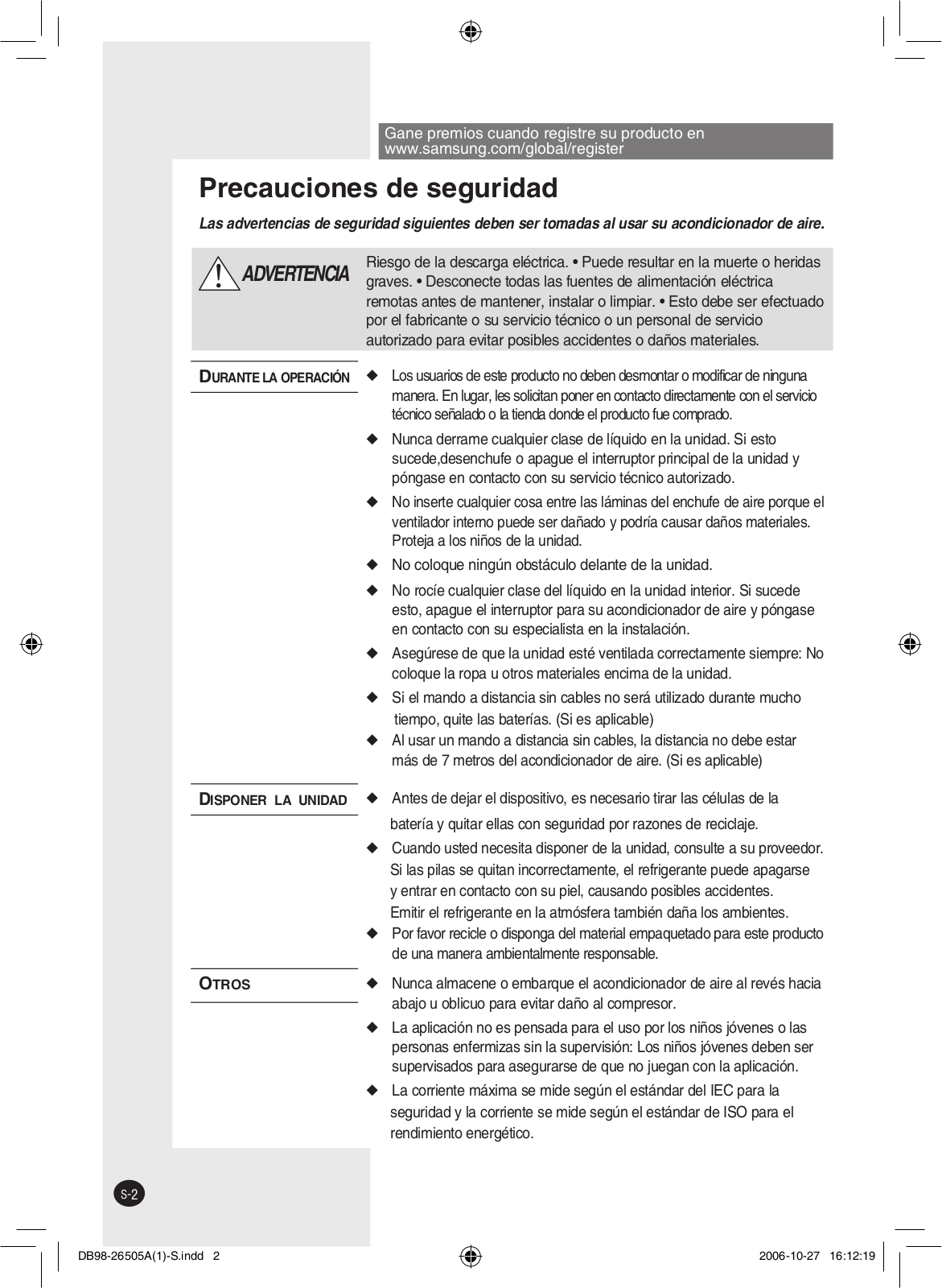 Samsung AS24FAN, AS18FBAN, AS24FBA, AS24FA, AS18FAN User Manual