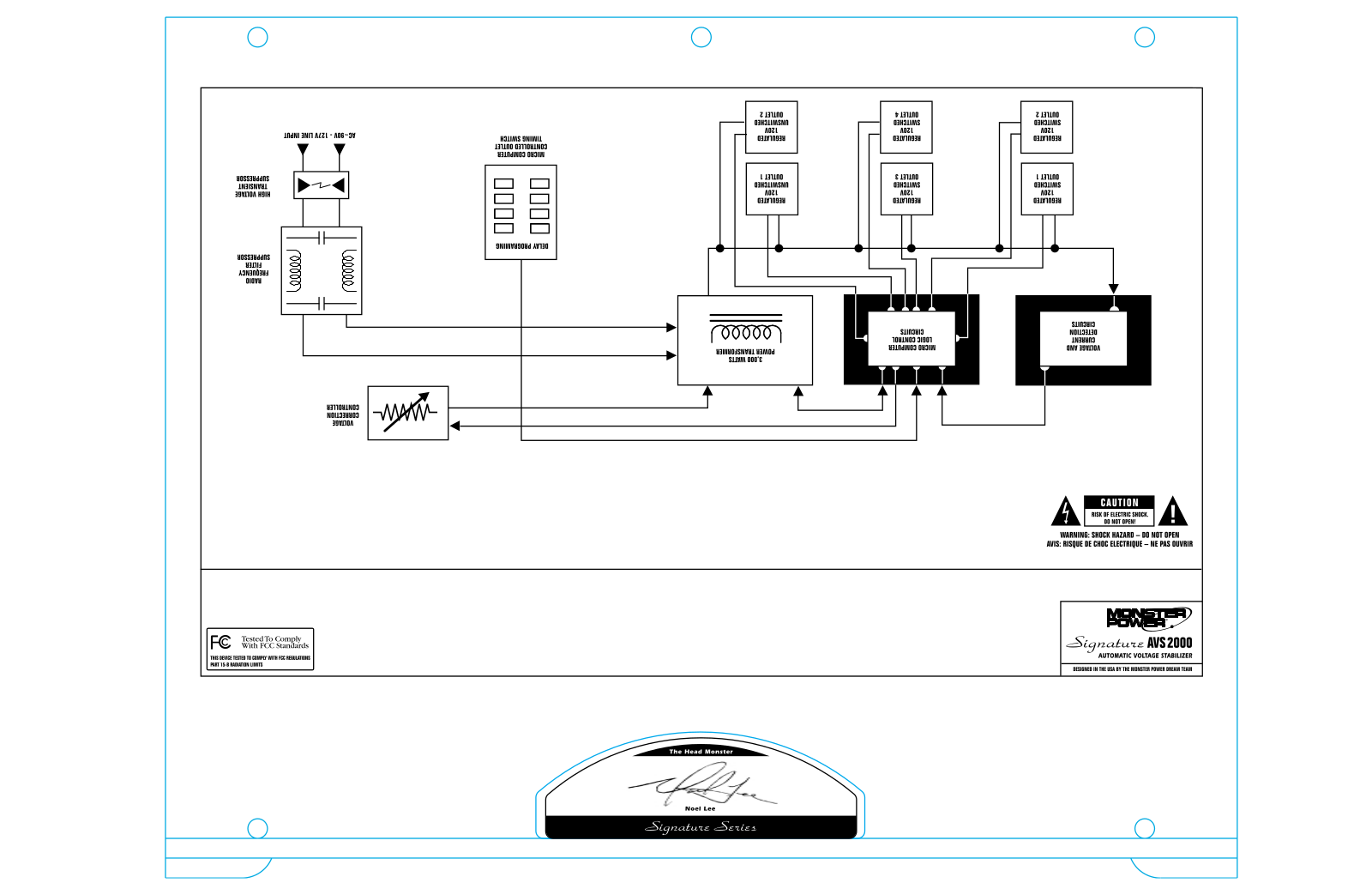 Monacor AVS-2000 Signature Owners manual