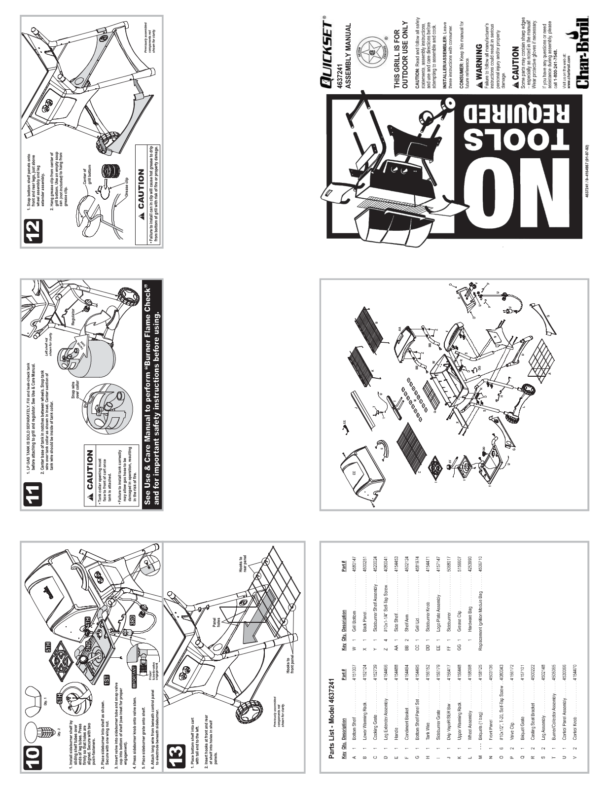 Charbroil 4637241 Owner's Manual