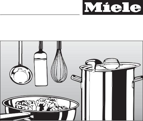 Miele KM 5940, KM 5950 User Manual