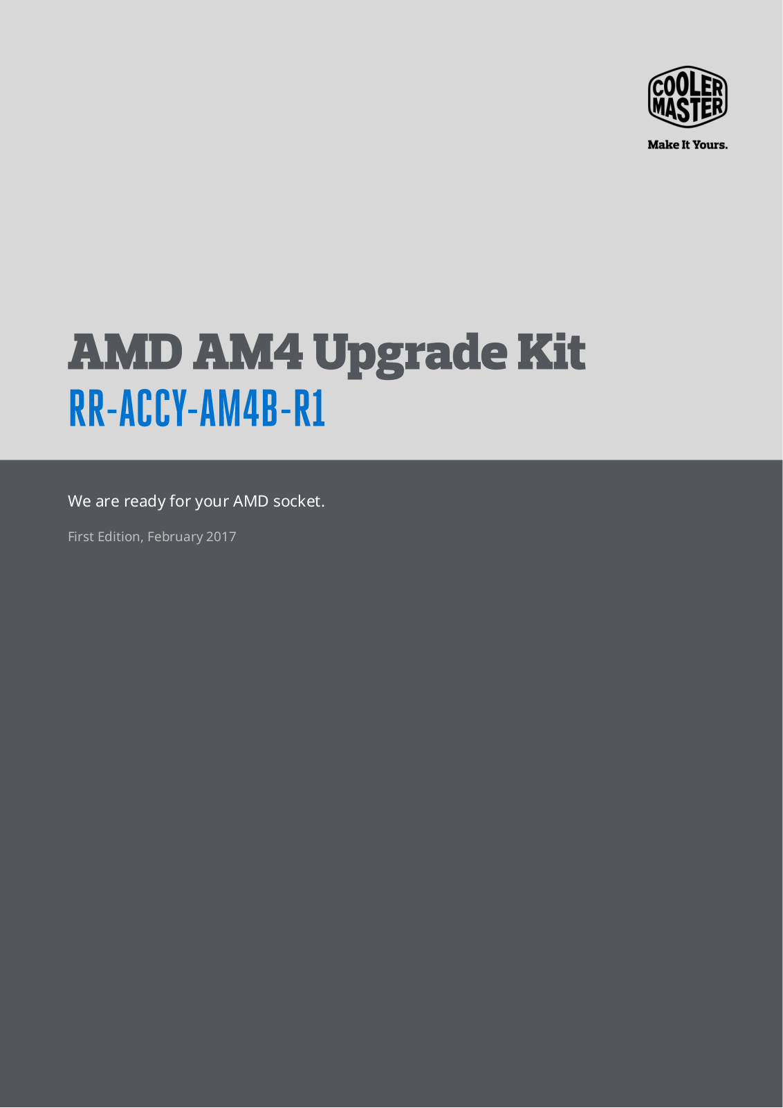 Cooler Master RR-ACCY-AM4B-R1 Service Manual