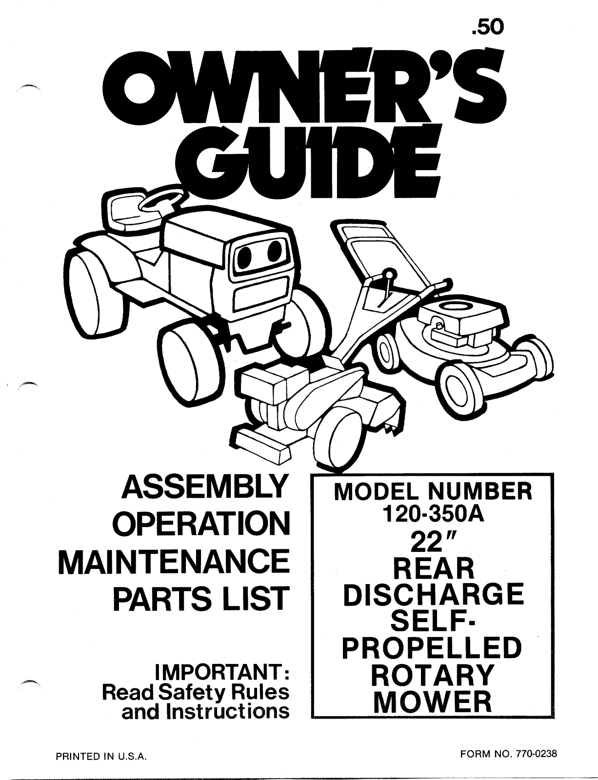 MTD 120-350A User Manual