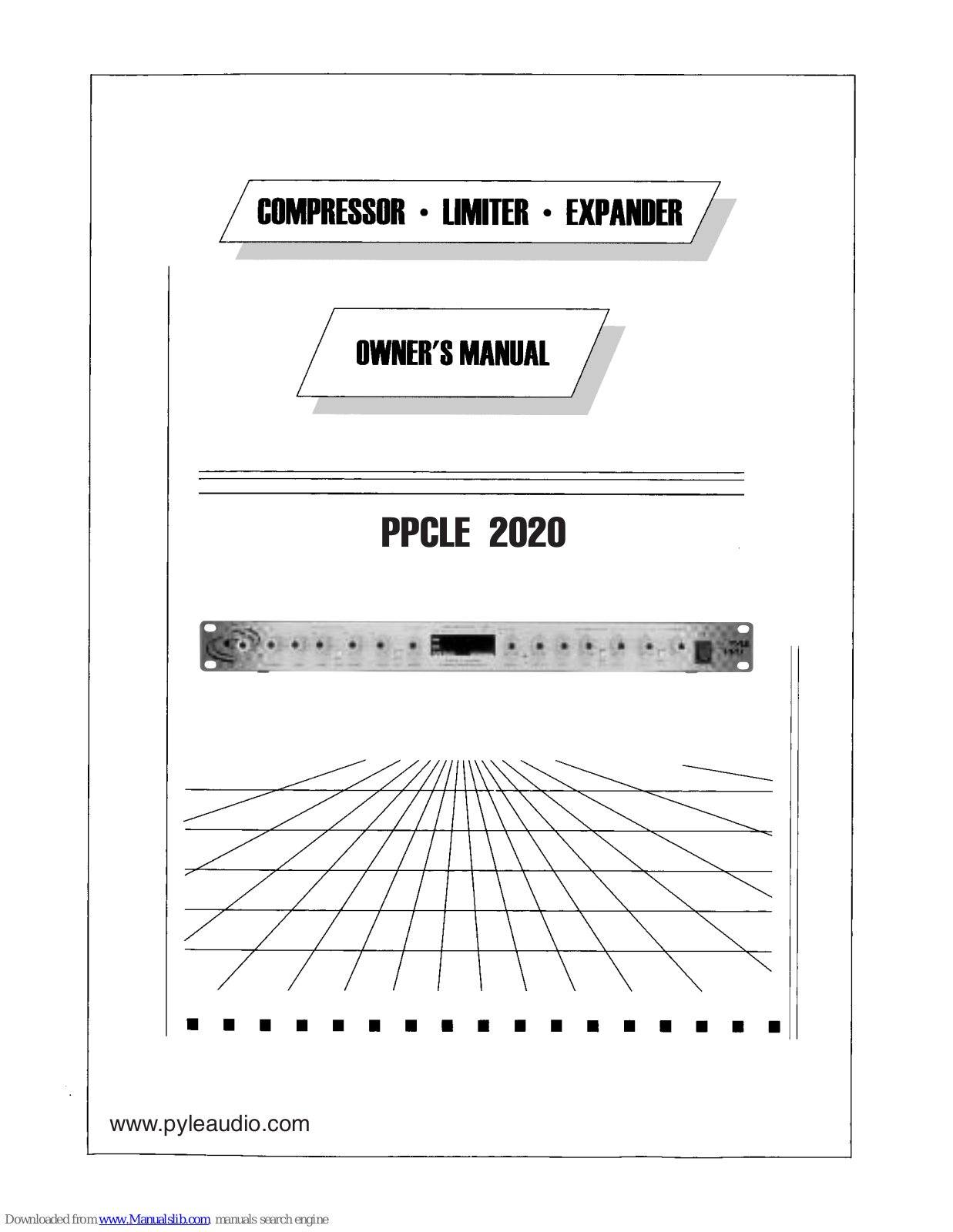 Pyle Pro PPCLE 2020 Owner's Manual