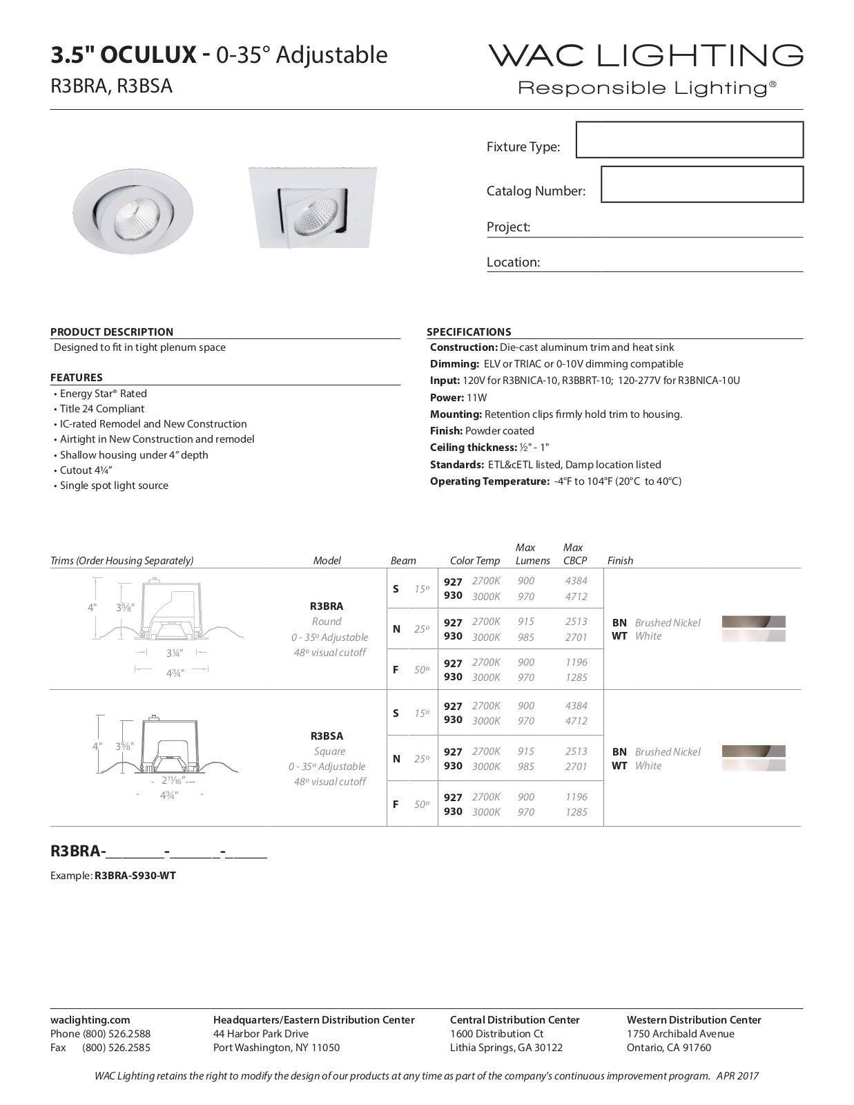 WAC Lighting XDMK2983 Installation & Assembly - ManualMachine.com