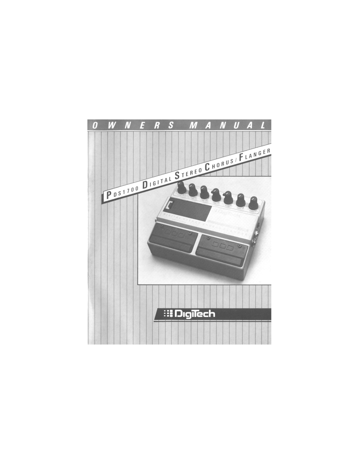 Digitech PDS1700 User Manual