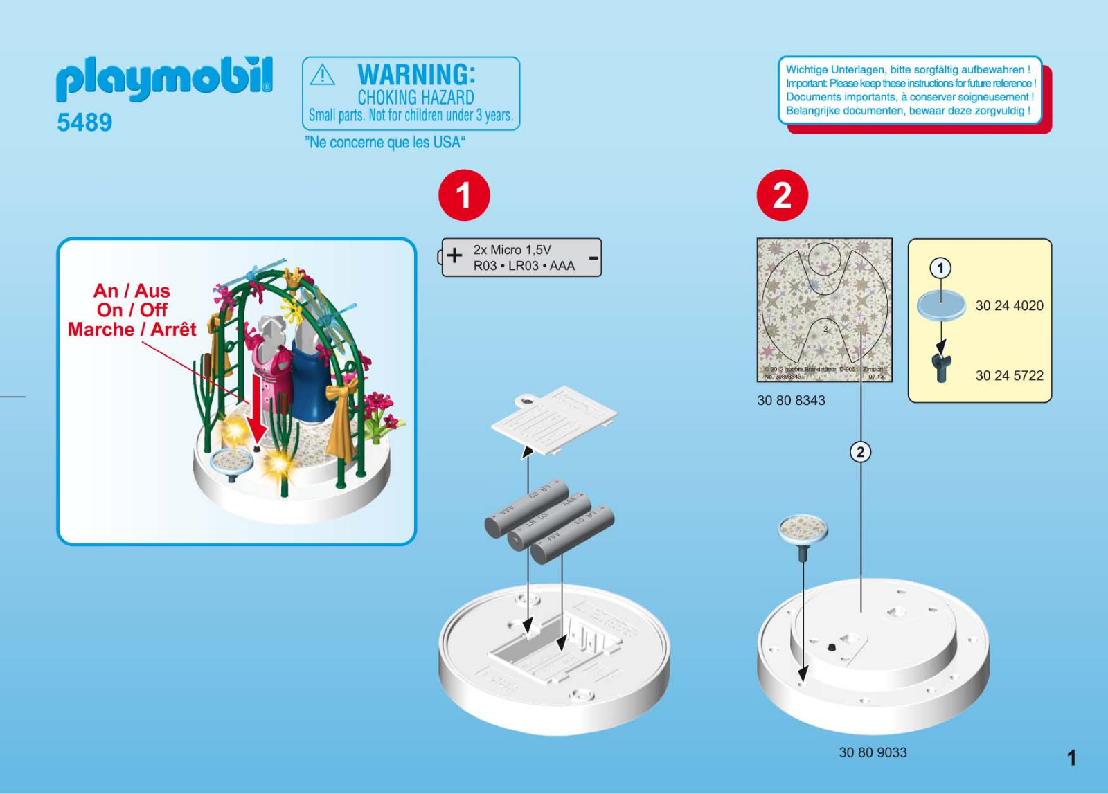 Playmobil 5489 Instructions