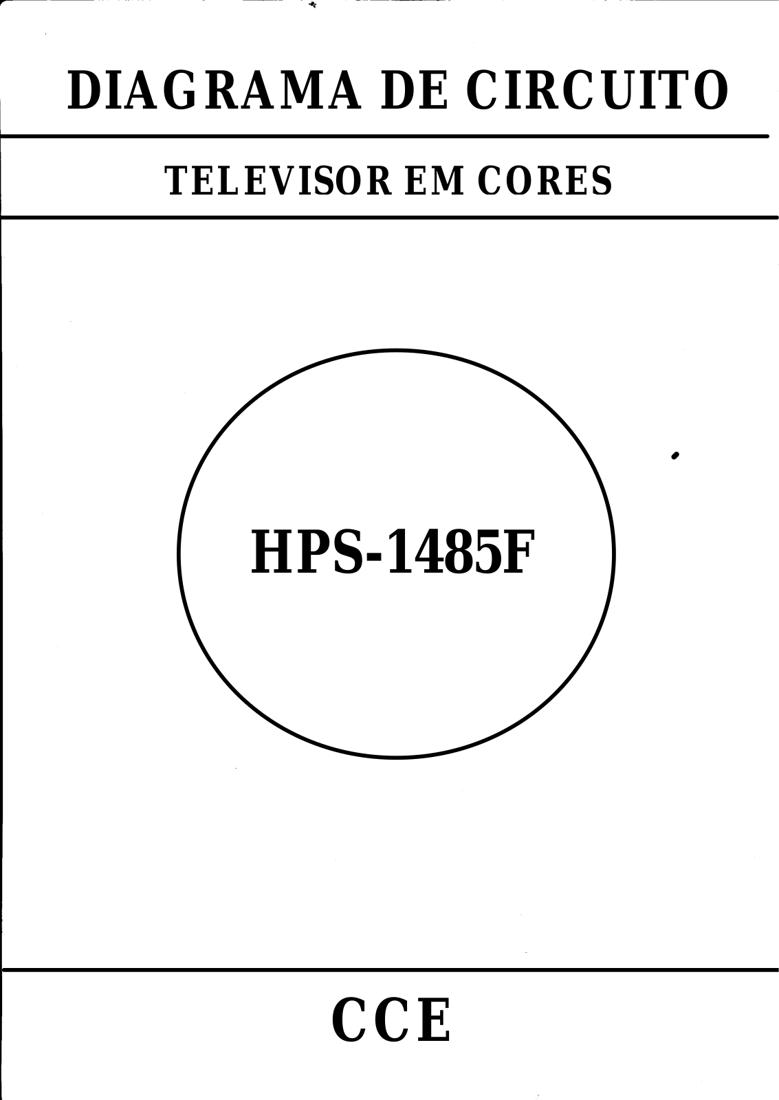 CCE HPS-1485F Diagram