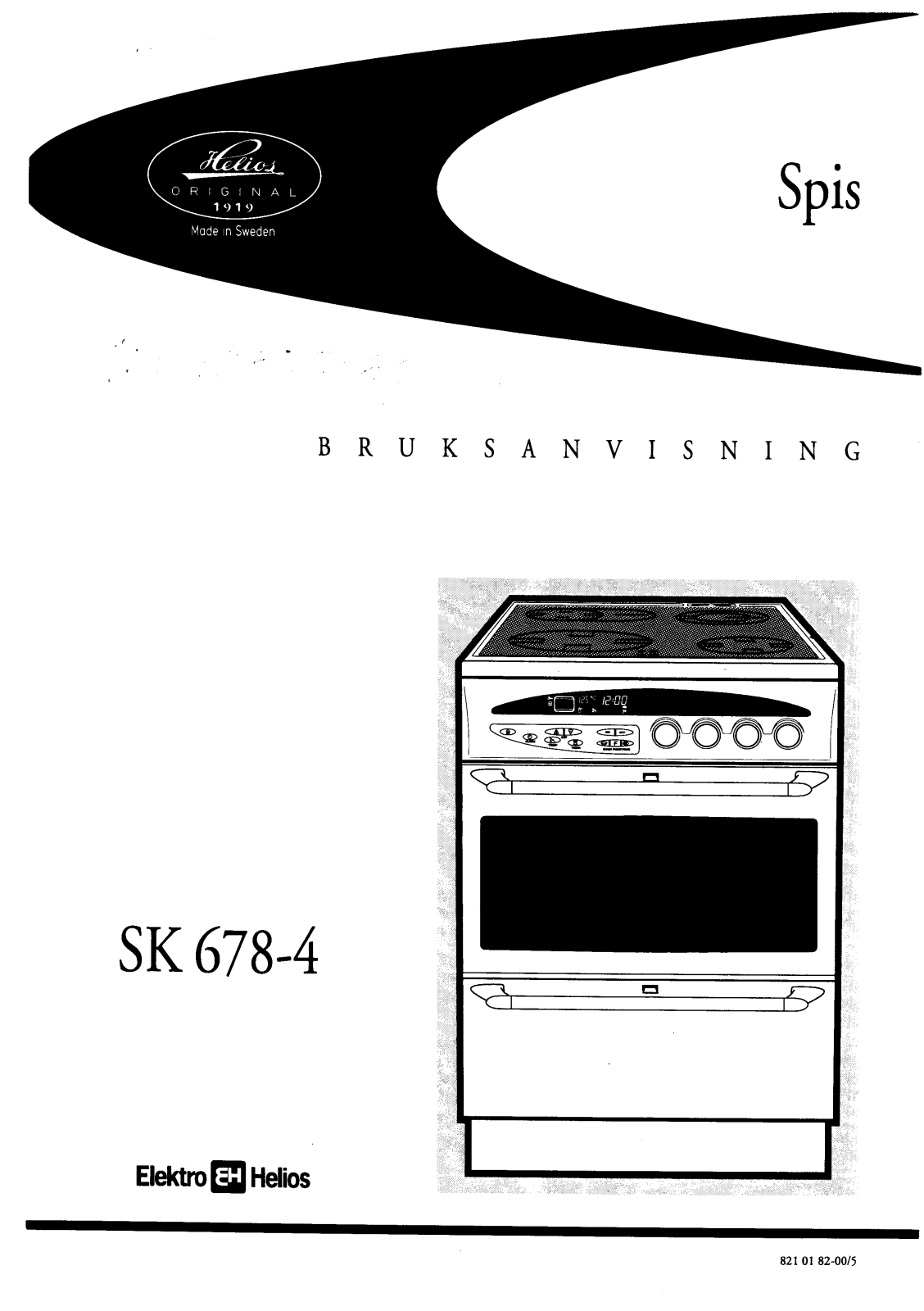 Elektro helios SK678-4 User Manual