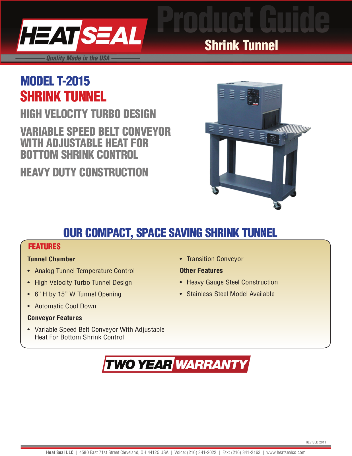 Heat Seal T-2015 User Manual