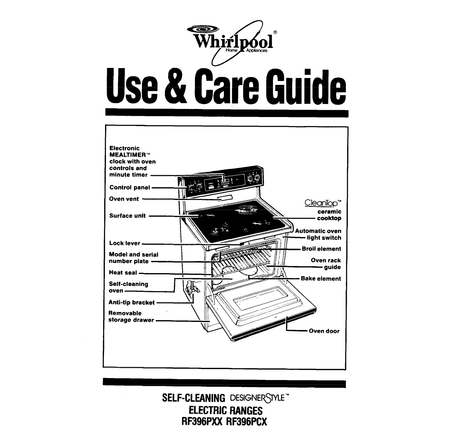 Whirlpool RF396PCX, RF396PXX User Manual - ManualMachine.com