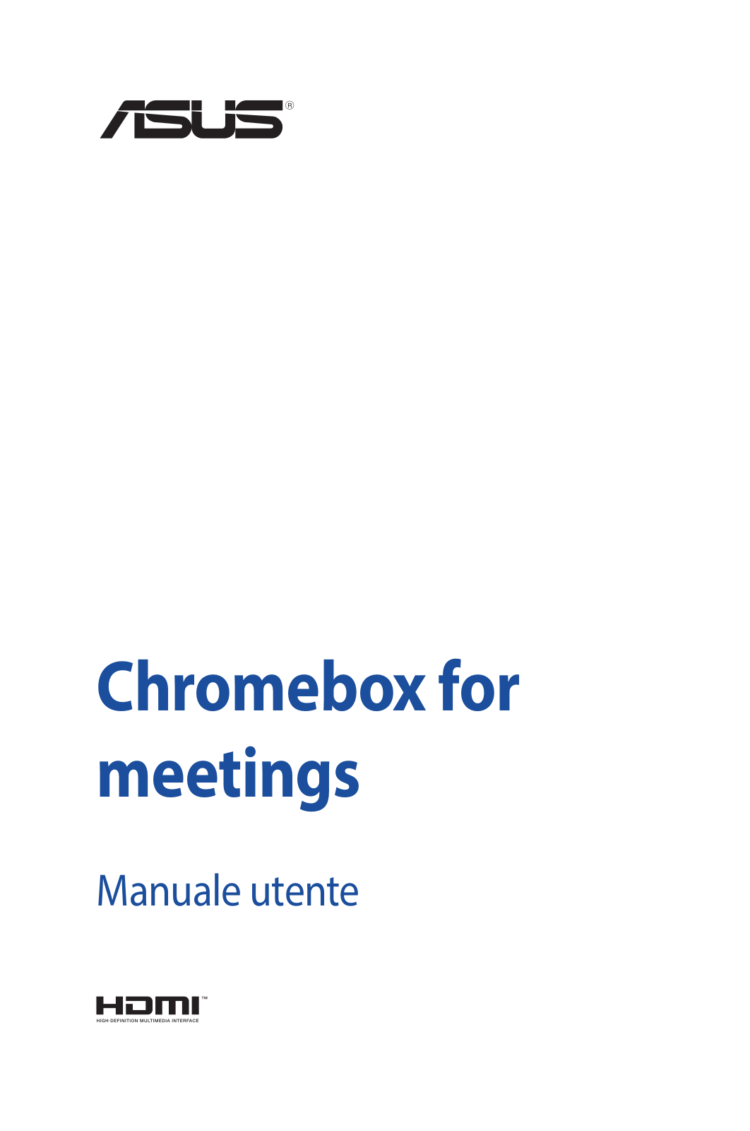 Asus Chromebox for meetings User’s Manual