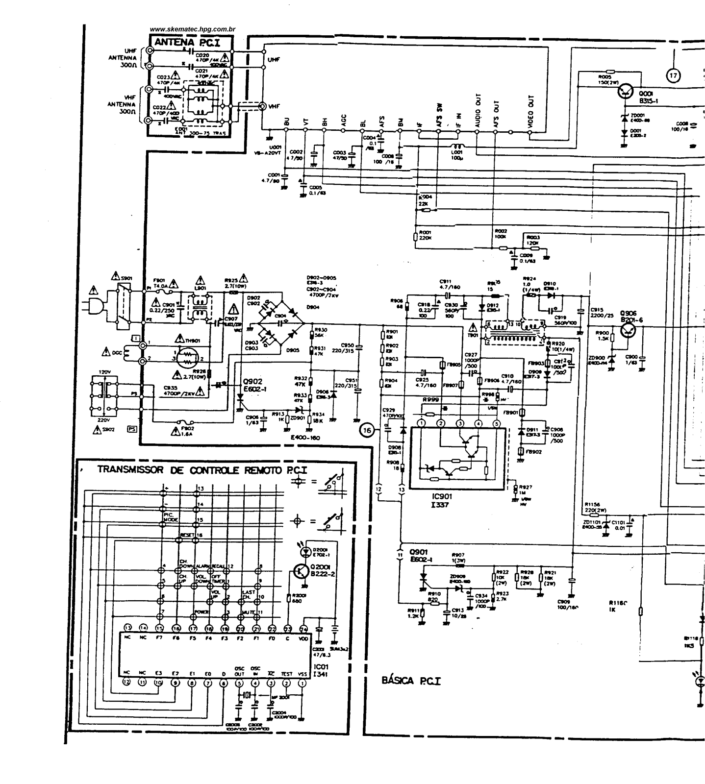 Philco CPH03 Schematic