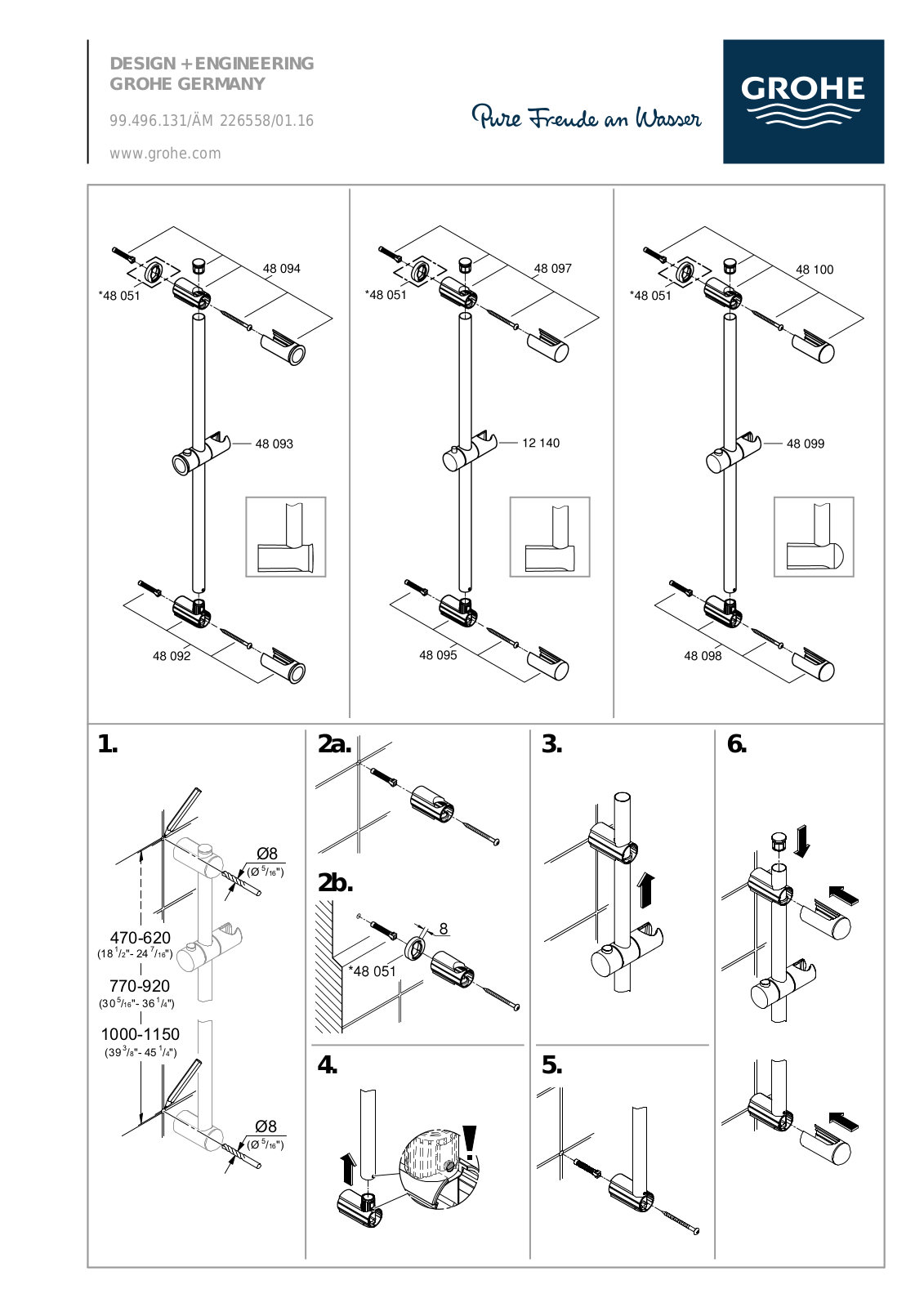 GROHE GRH4824 Installation & Assembly - ManualMachine.com