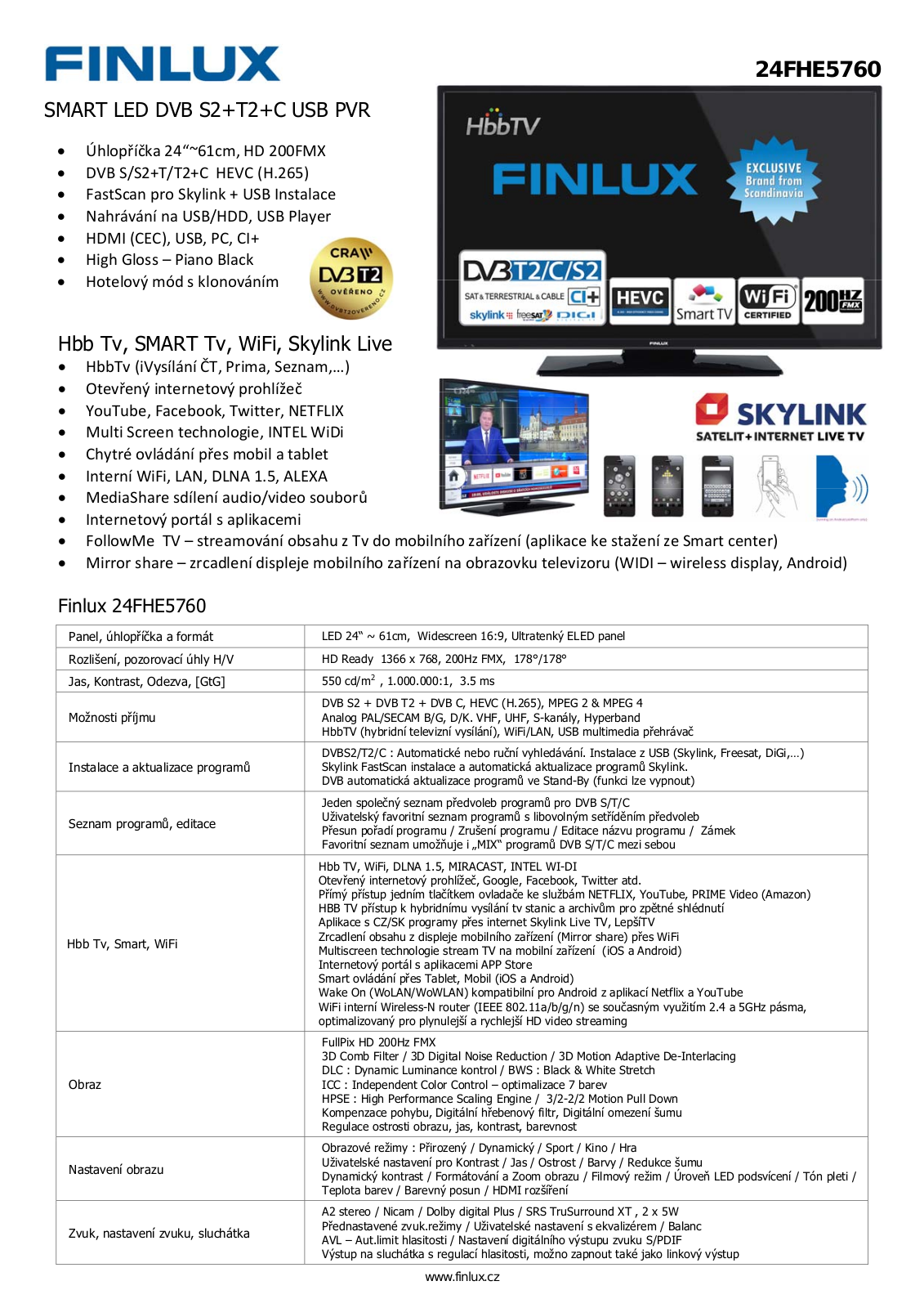 Finlux 24FHE5760 User Manual