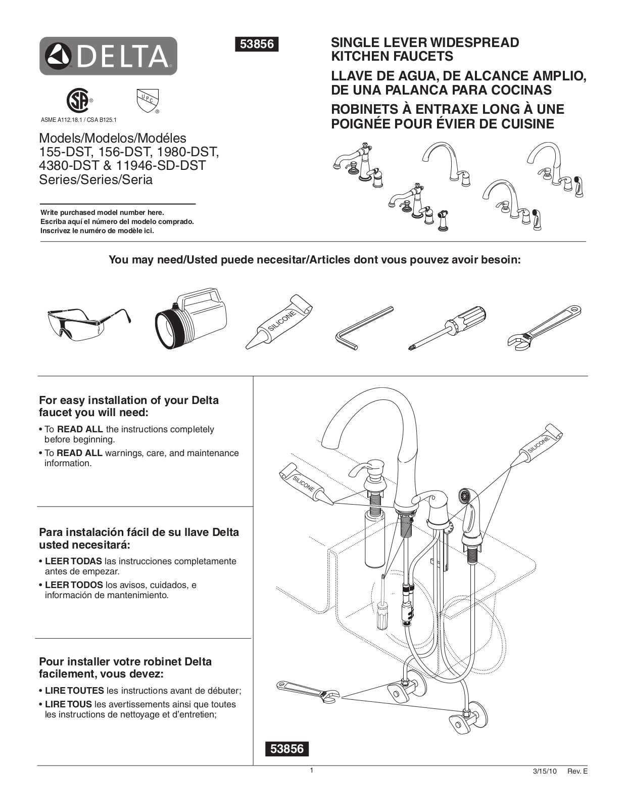 Factory Direct Hardware 4380-DST User Manual