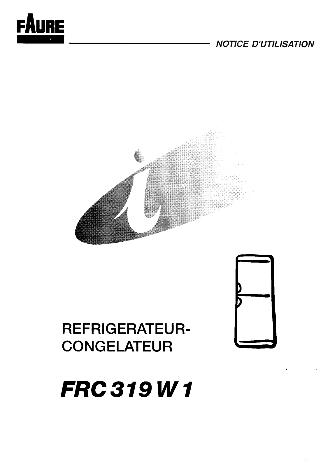 Faure FRC319W1 User Manual