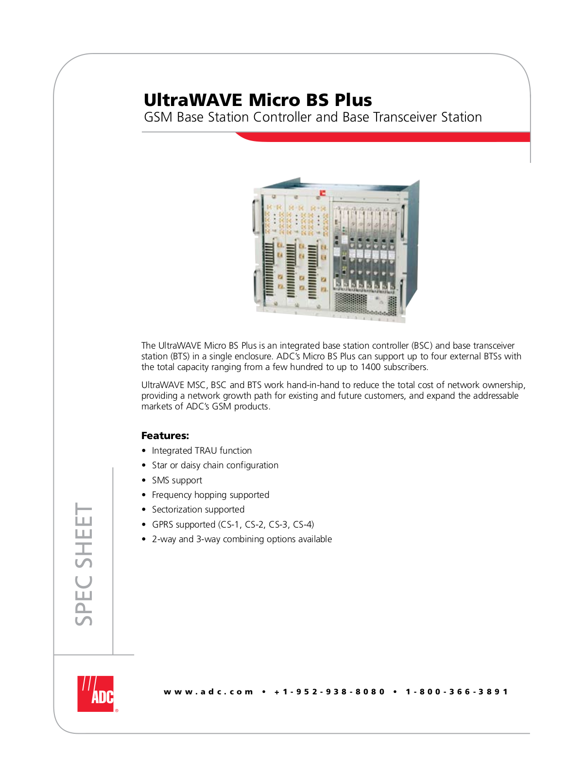 ADC UltraWAVE User Manual