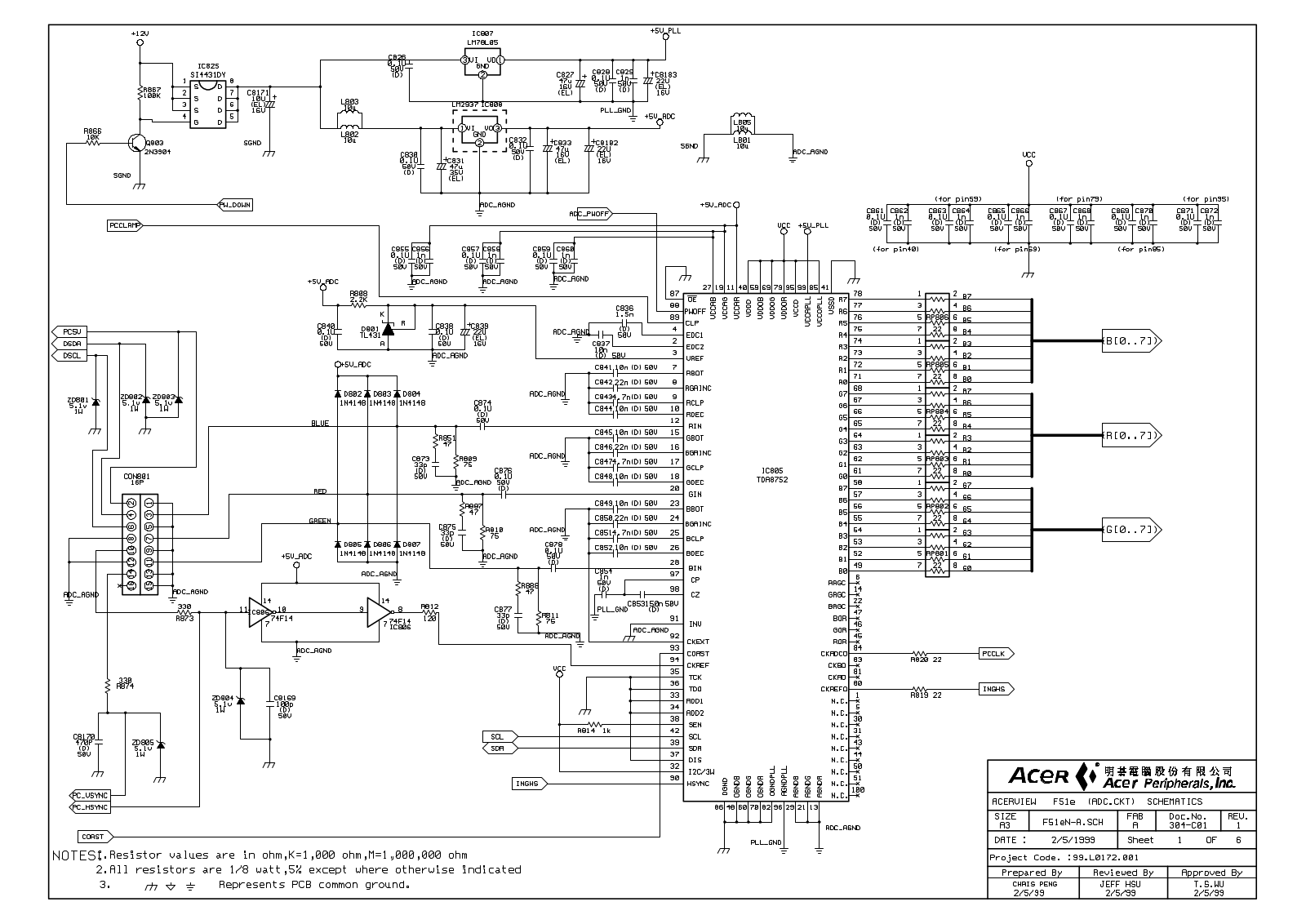 Acer F51e Cirquit Diagram