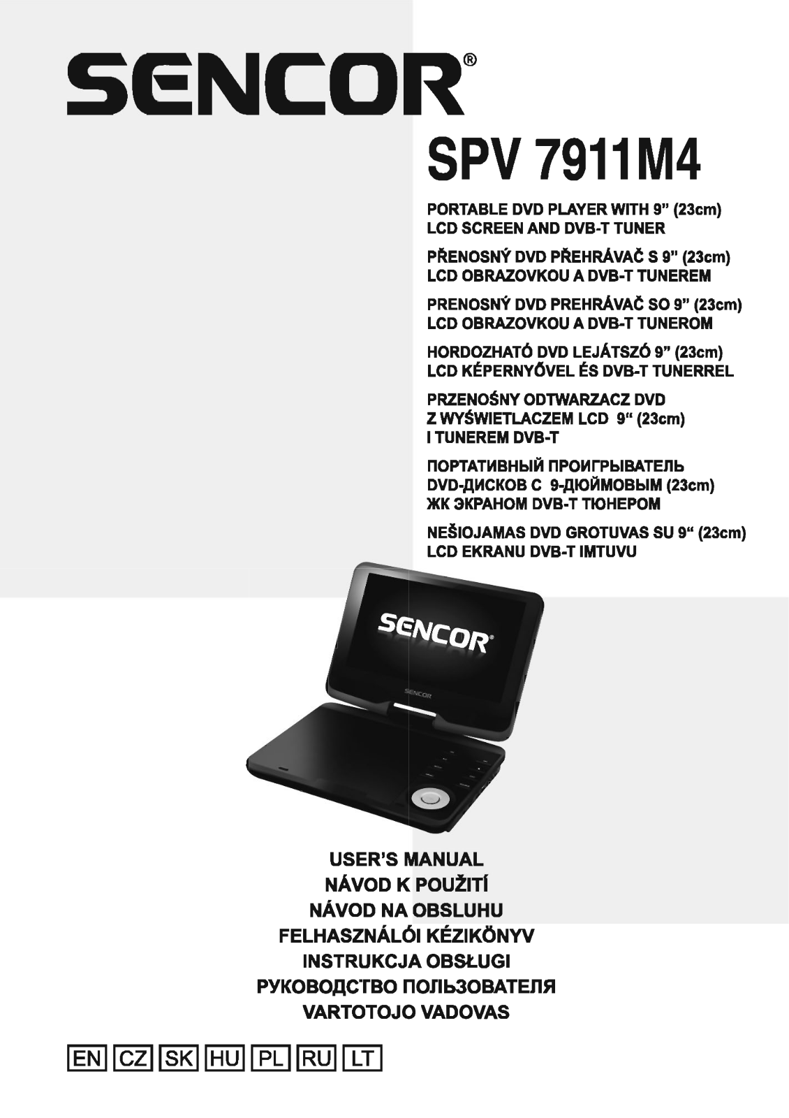 Sencor SPV 7911M4 User Manual