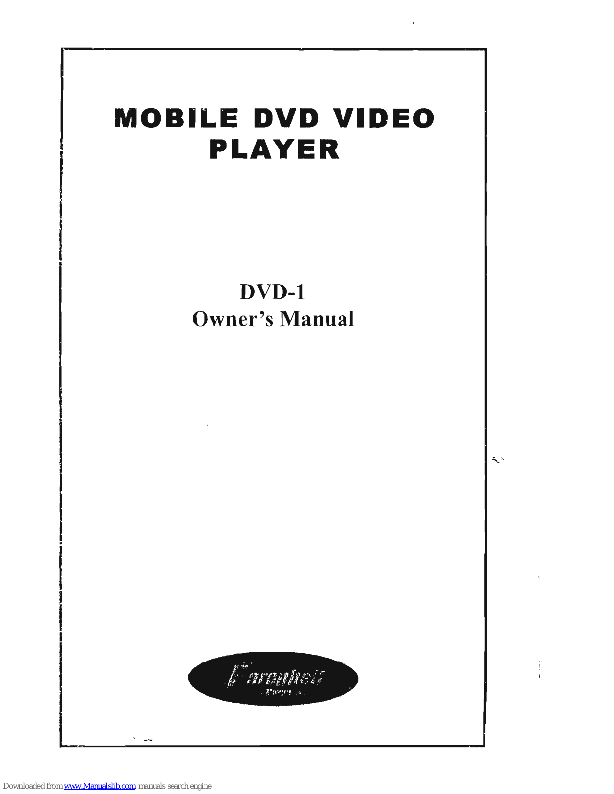 Farenheit DVD-1 Owner's Manual