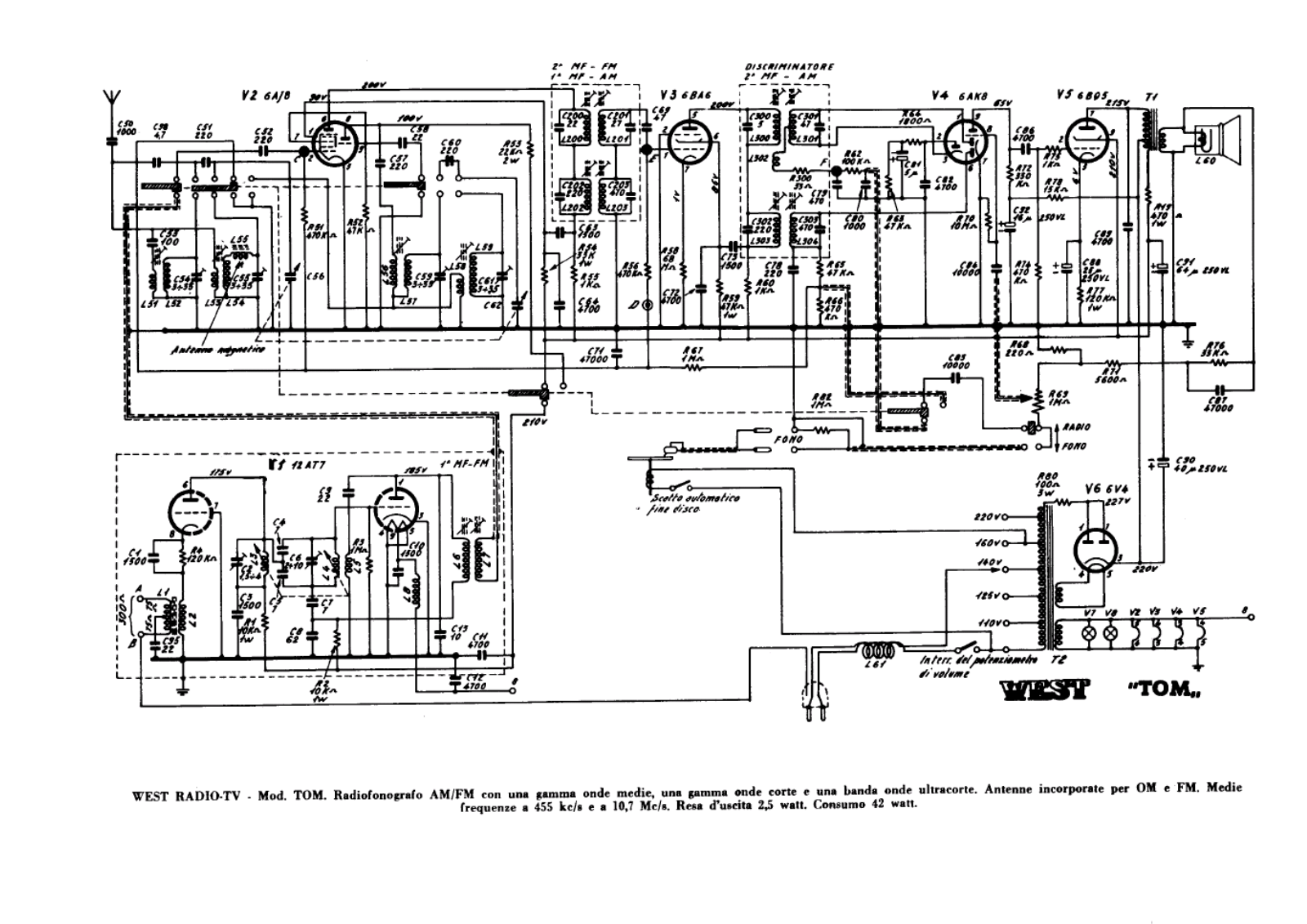 West tom schematic