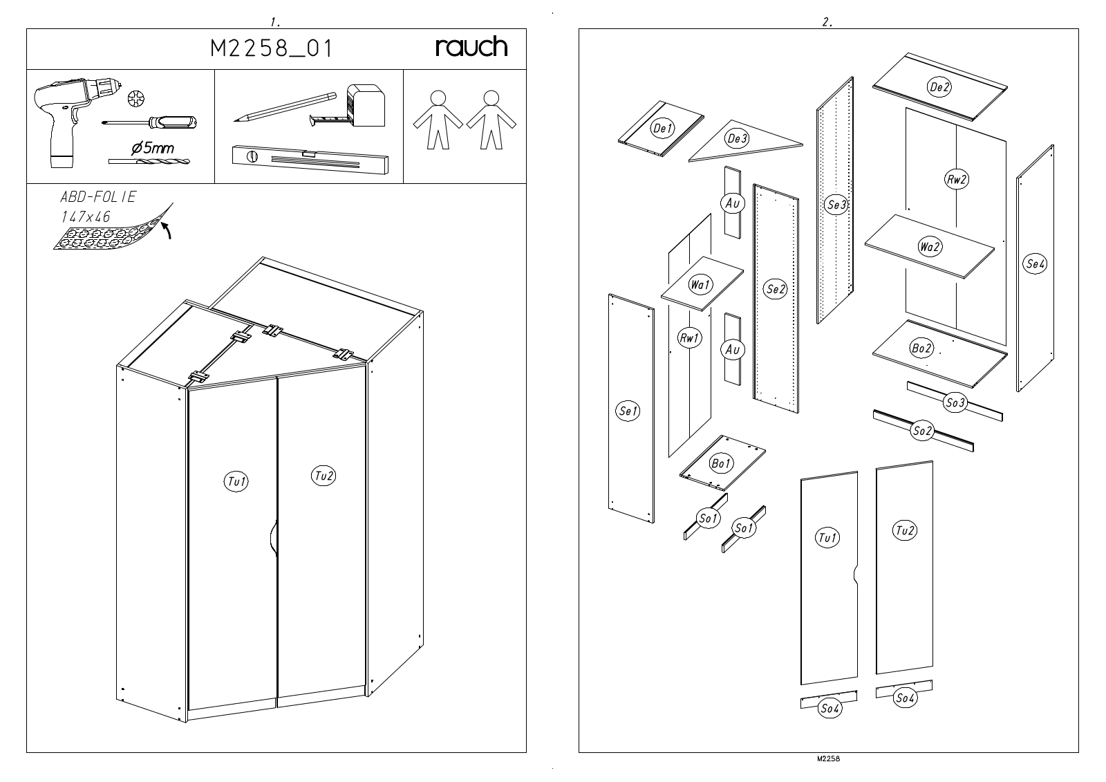 rauch M2258 Assembly instructions - ManualMachine.com