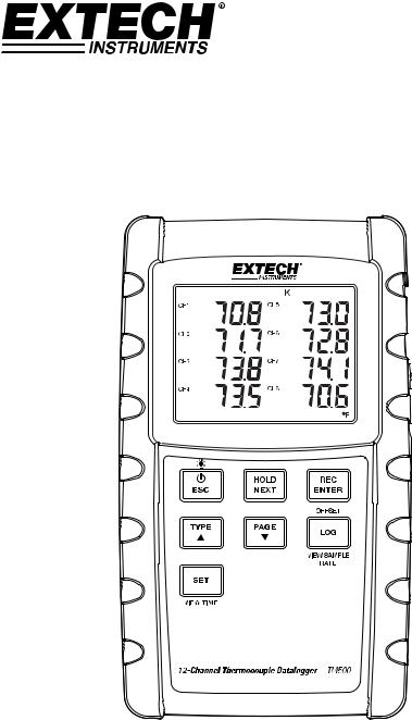 Extech TM500 User guide