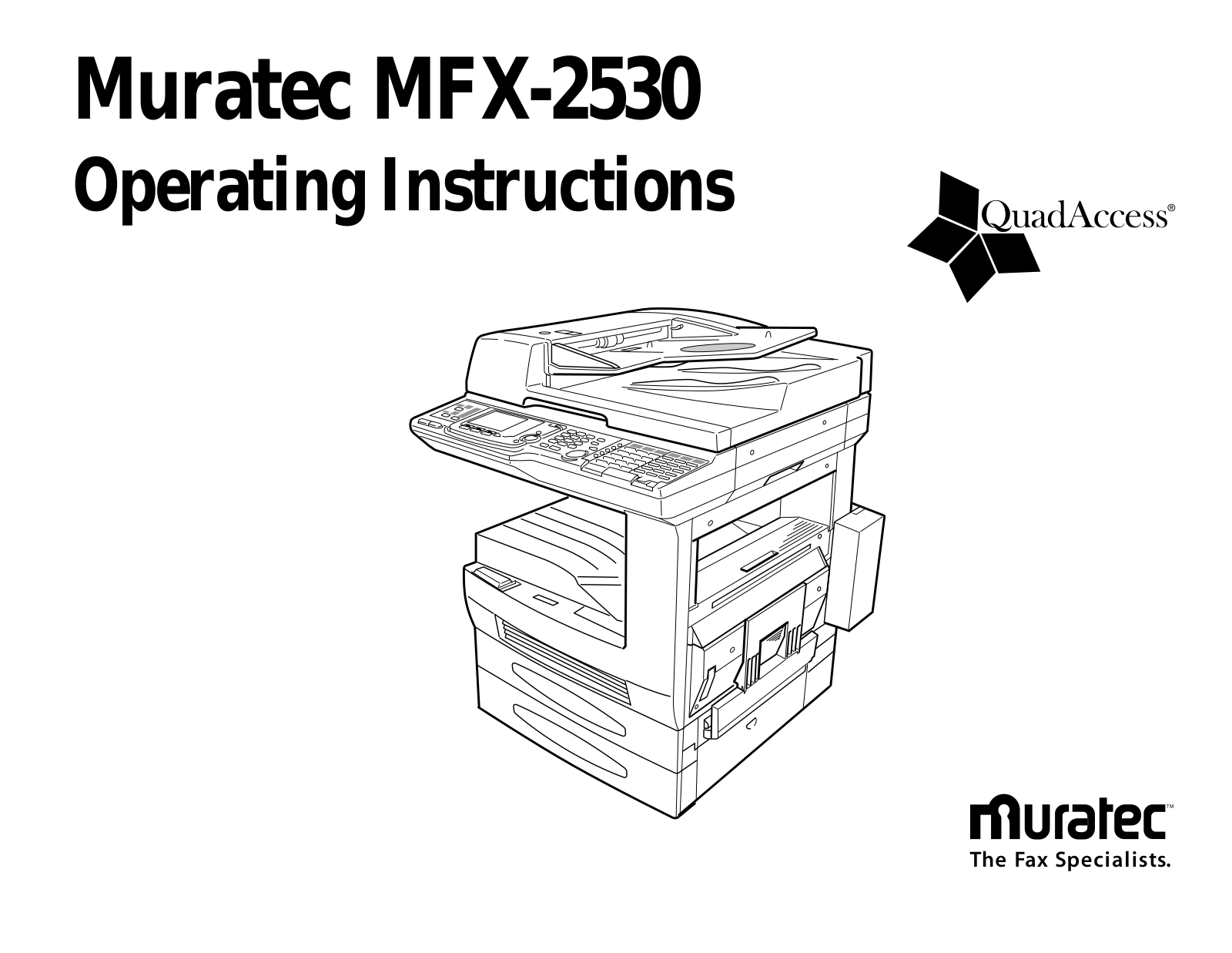 Muratec MFX-2530 User Manual