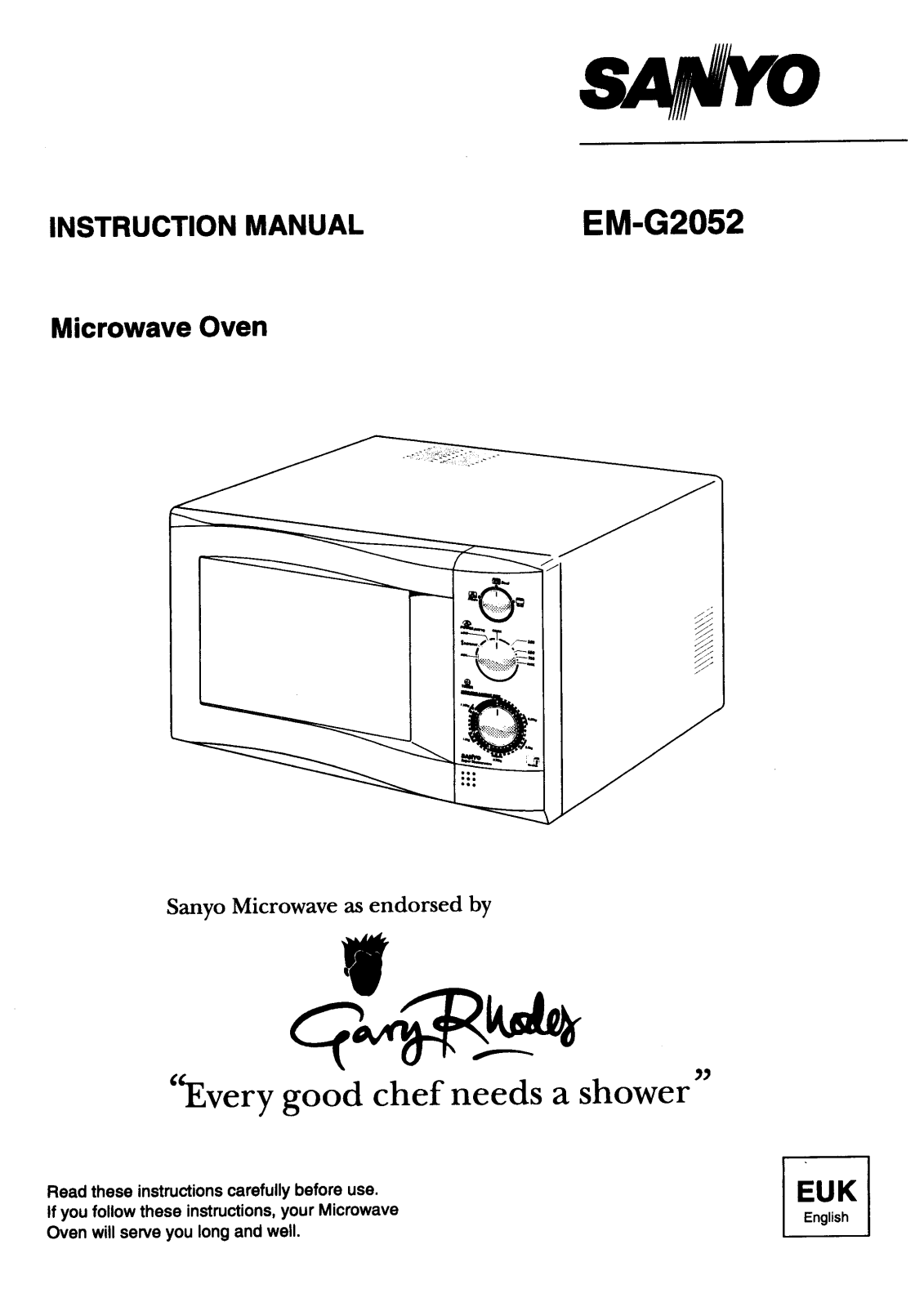 Sanyo EM-G2052 Instruction Manual