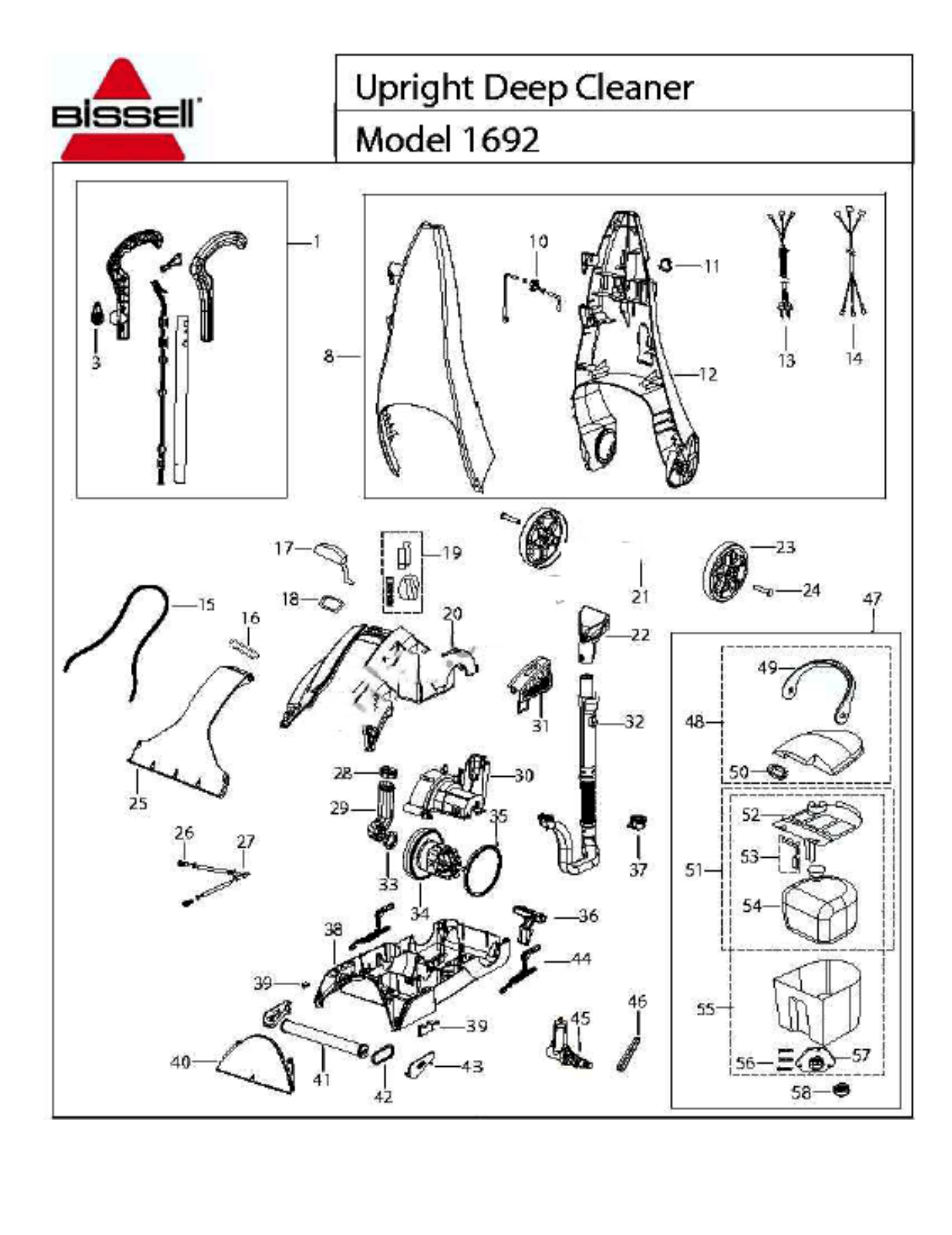 Bissell 1692 Owner's Manual