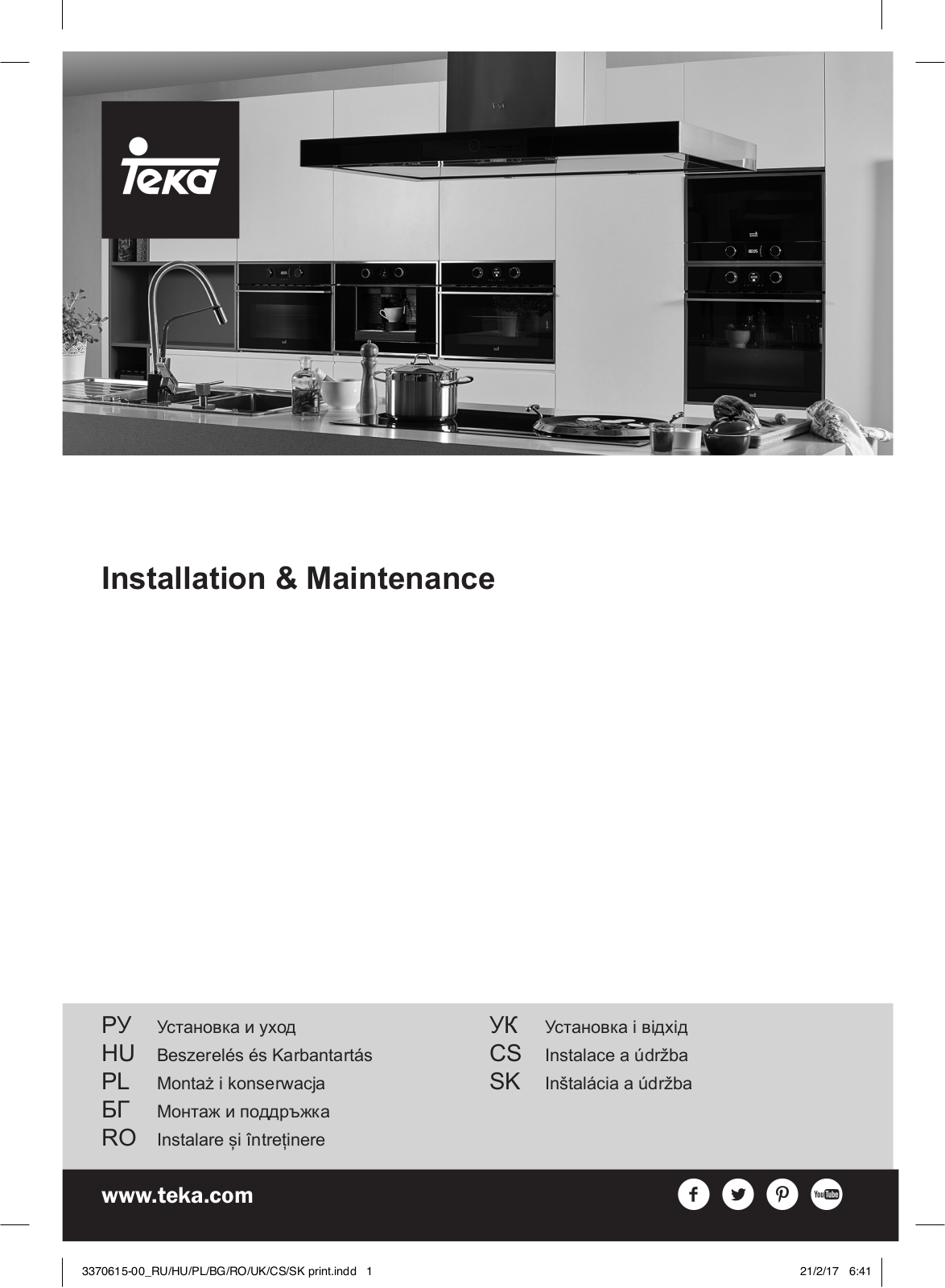 Teka HBB 735 User Manual