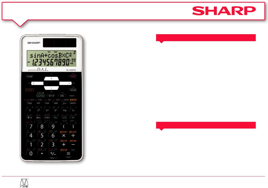 Sharp EL-506TS User Manual
