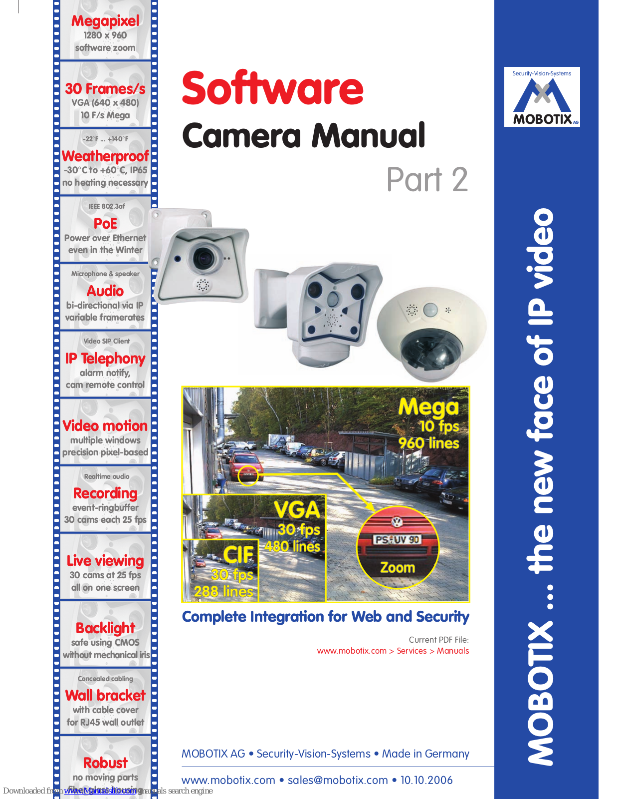 Mobotix M22, M12, D12 Outdoor, V12 Software Manual