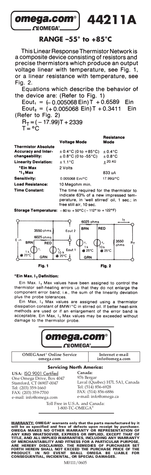 Omega 44211A User guide - ManualMachine.com