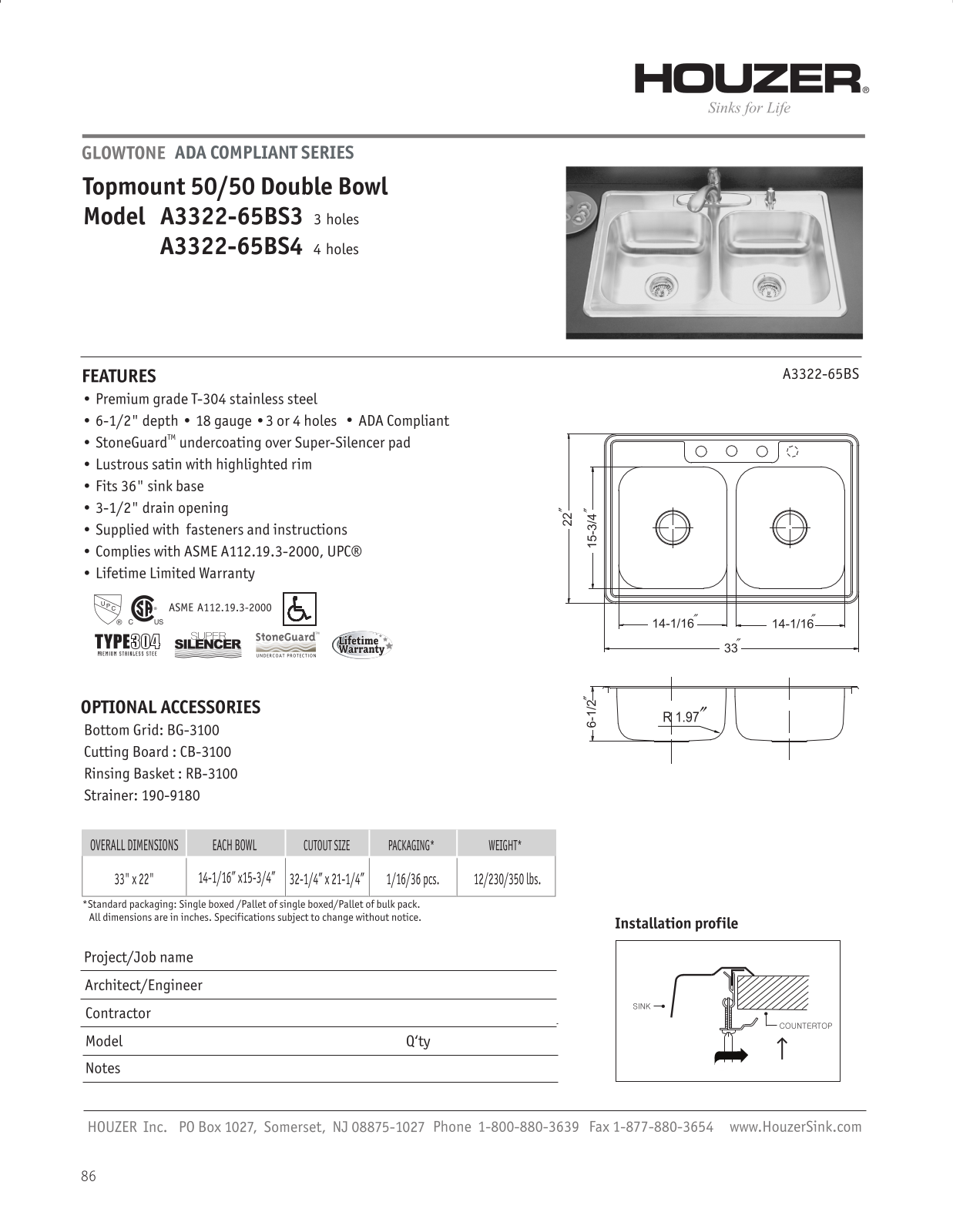 Hansgrohe A332265BS41 Specs