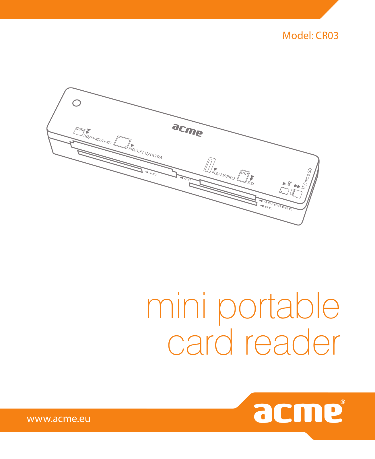 Acme CR03 User Manual