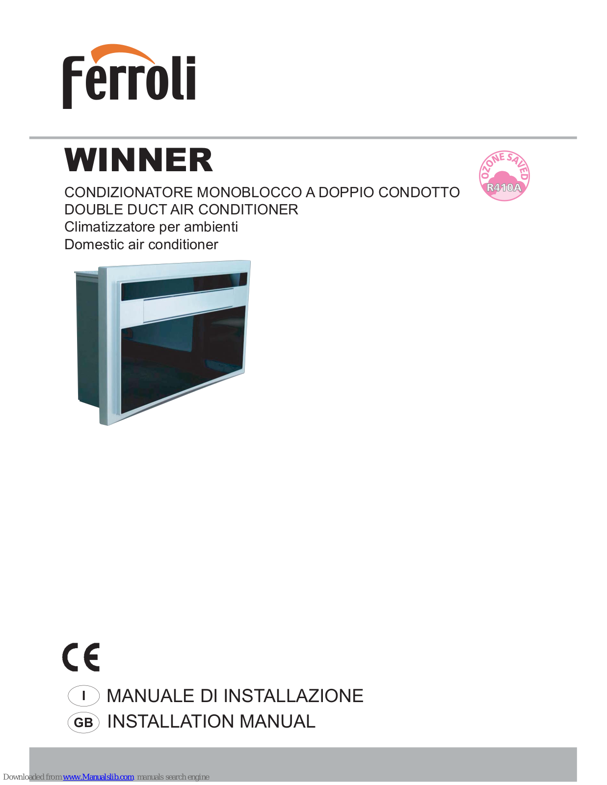 Ferroli WINNER Installation Manual