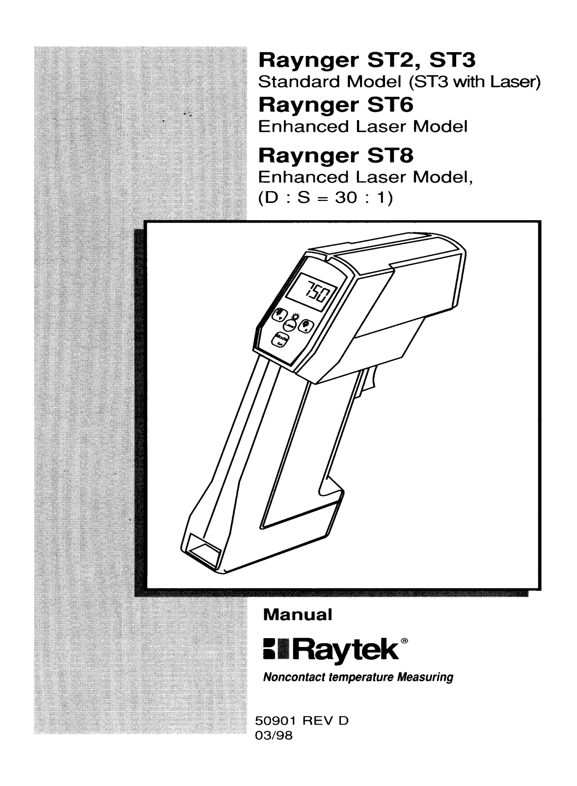 Raytek ST8, ST3, ST2, ST6 User Manual