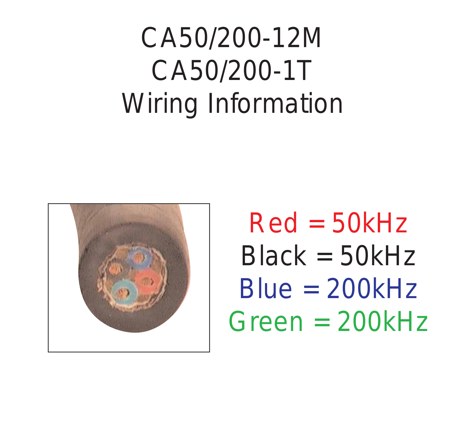 Furuno CA50-200-12M User Manual