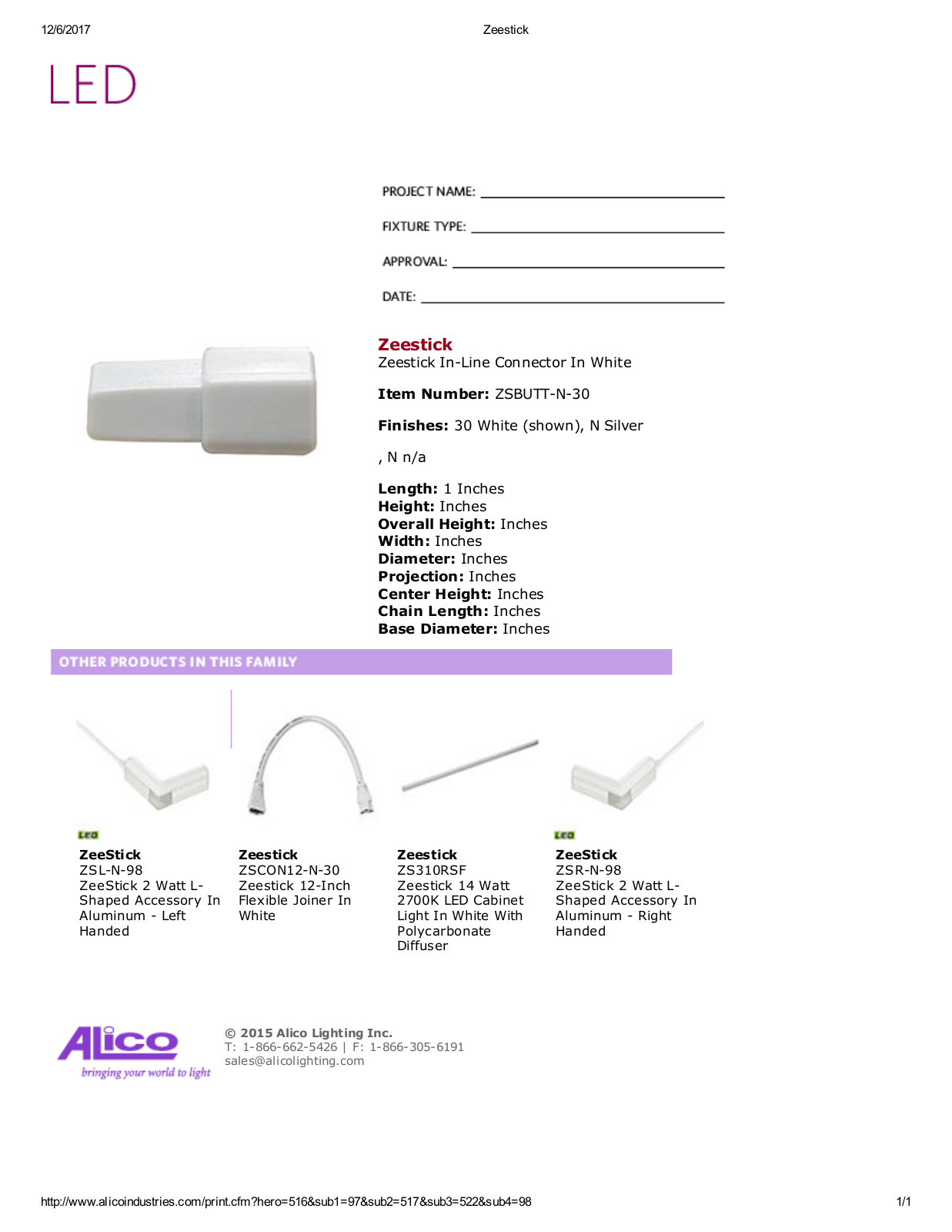 Alico LED1975 Specifications - ManualMachine.com