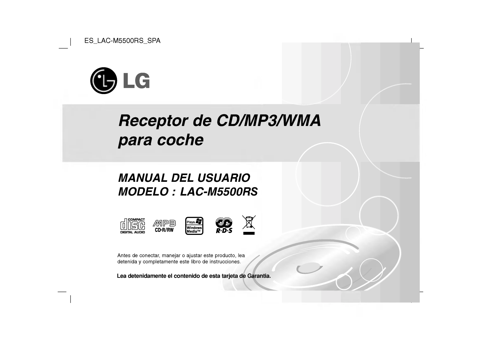 LG LAC-M5500RS User Manual