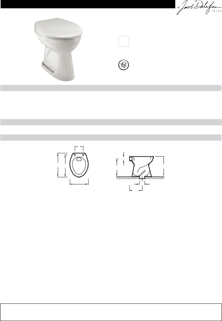 Jacob Delafon E1639-00 Datasheet